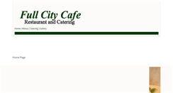 Desktop Screenshot of fullcitycafe.com